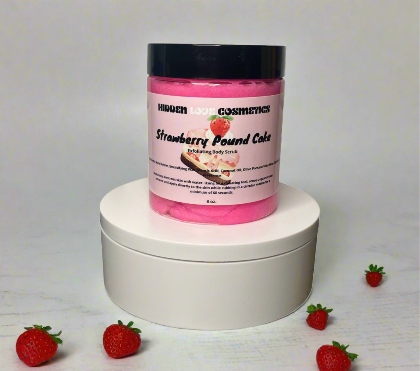 Strawberry Pound Cake Body Scrub